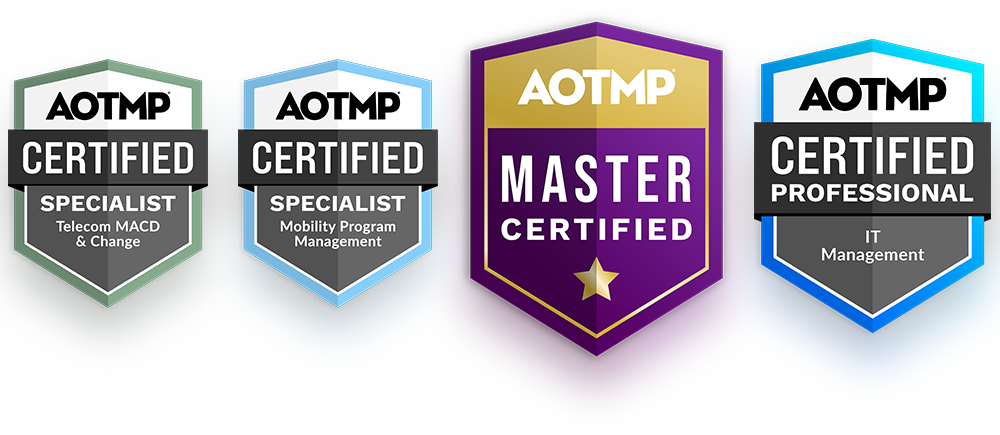 AOTMP Certification digital badges