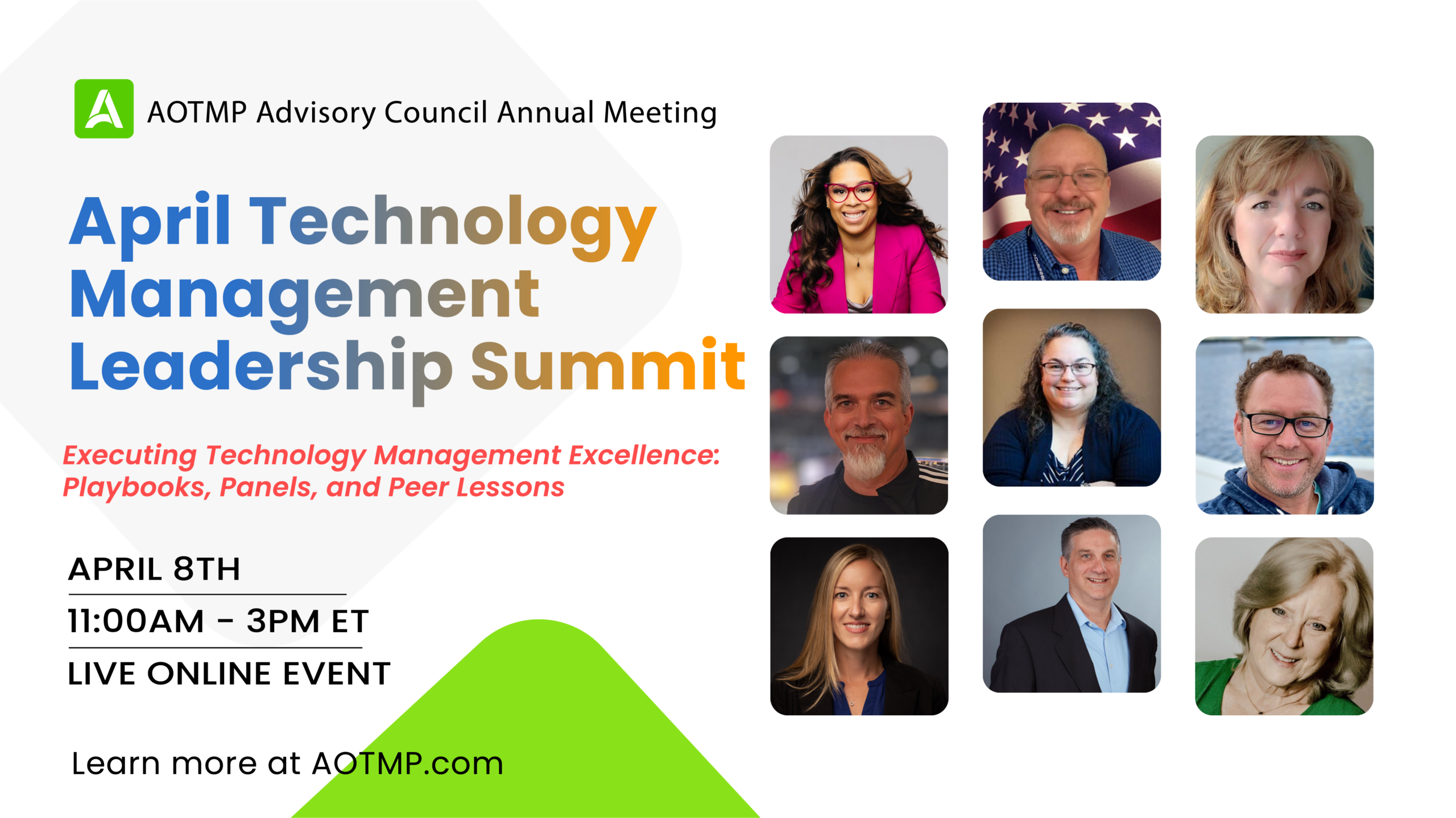 AOTMP Announces Agenda for April 8 Technology Management Leadership ...