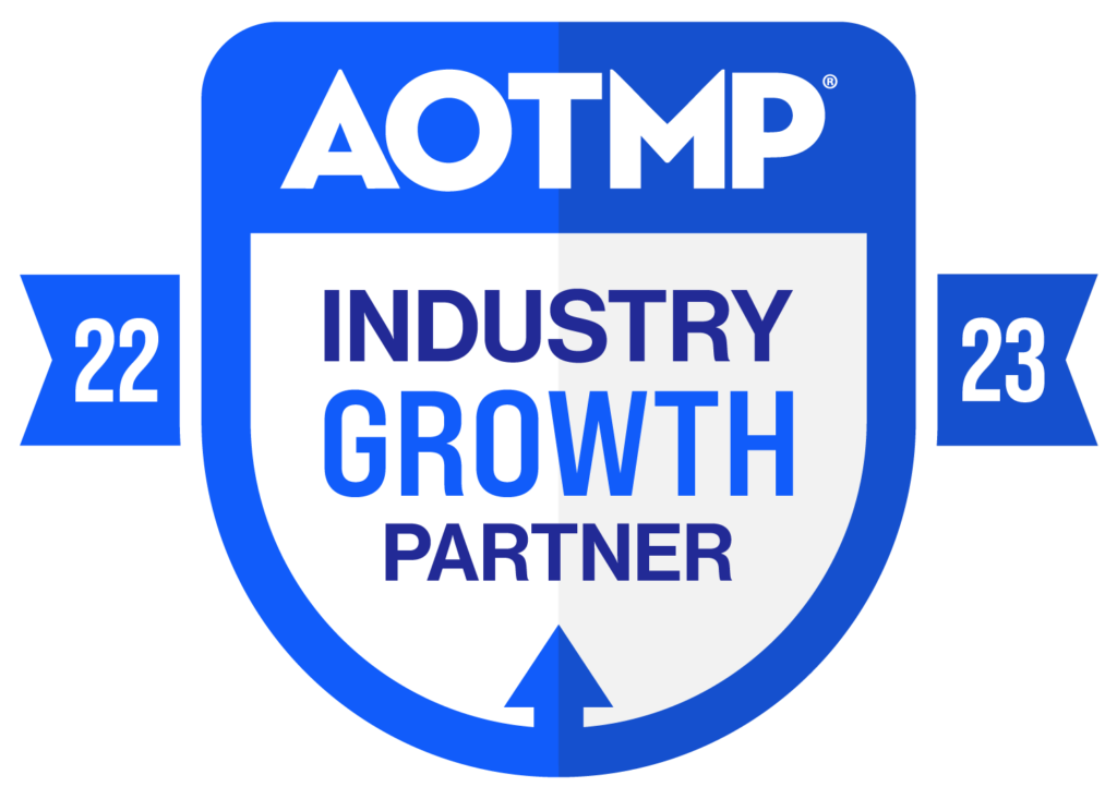 AOTMP Industry Growth Partner logo badge