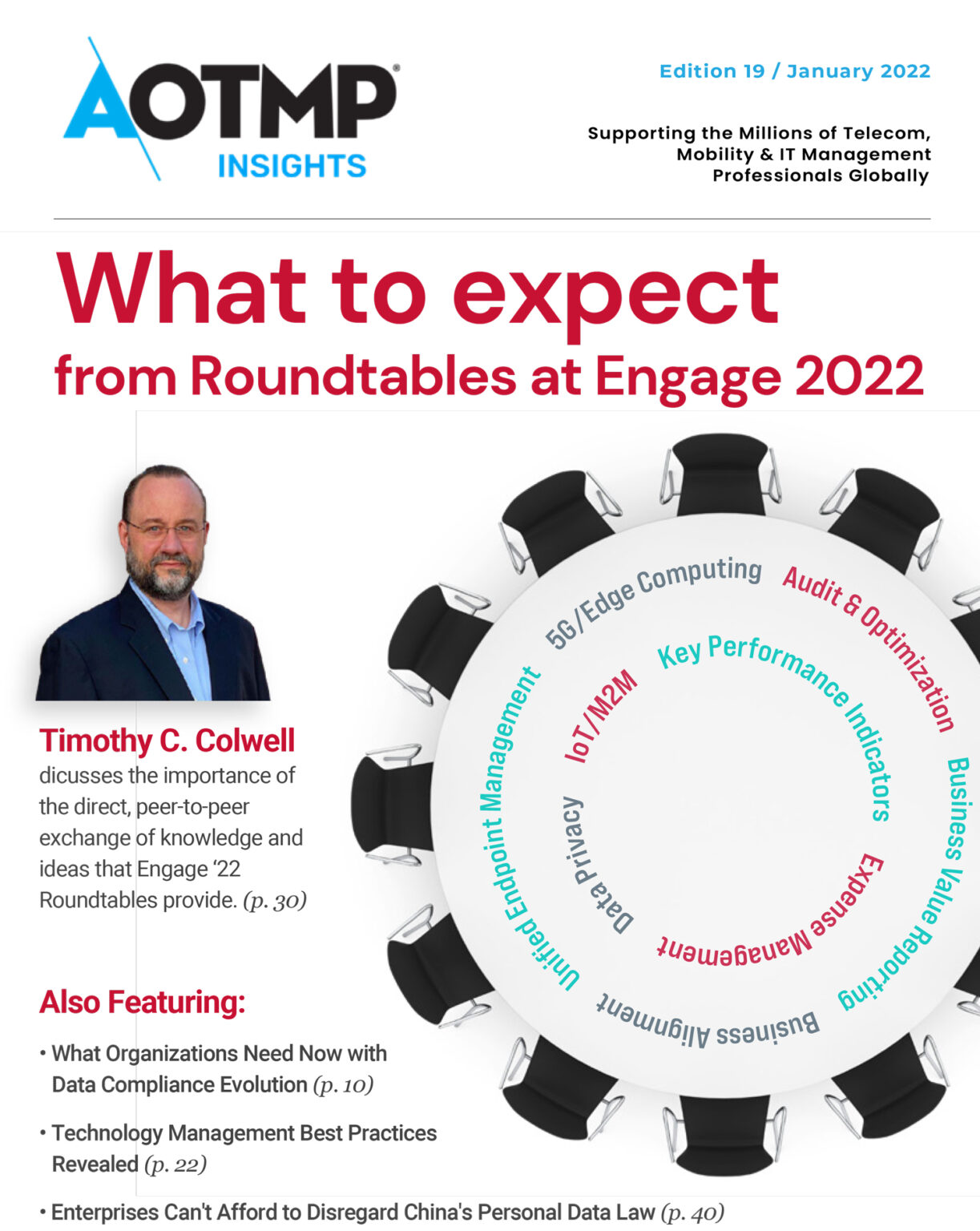 Cover for the January edition of Insights magazine.
