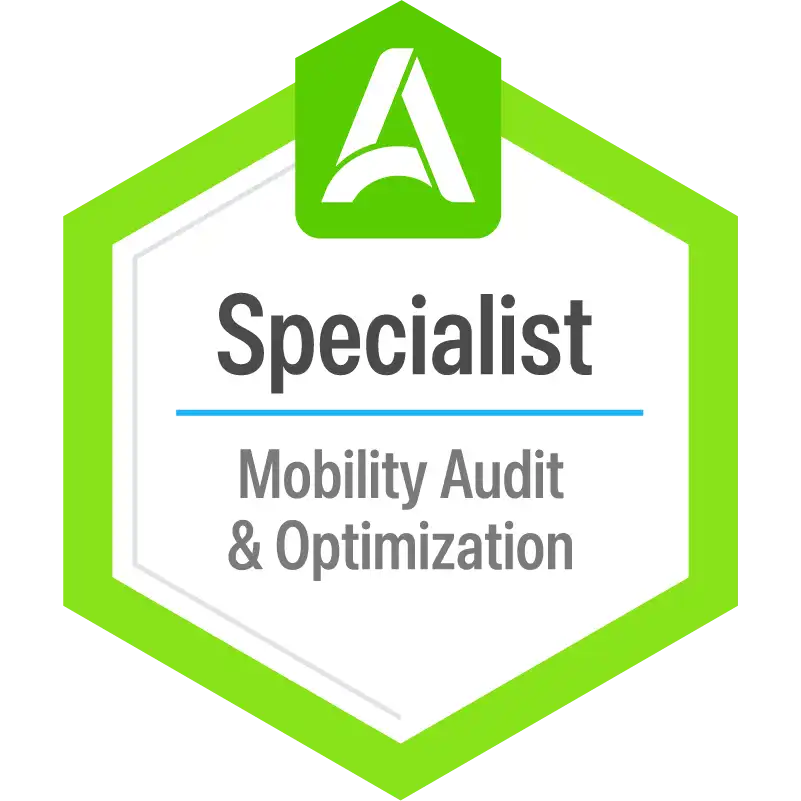 Mobility Audit & Optimization Specialist badge
