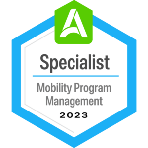 Mobility Program Management Specialist Certification Badge