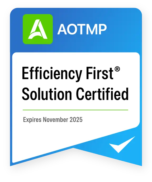 A badge for the certification