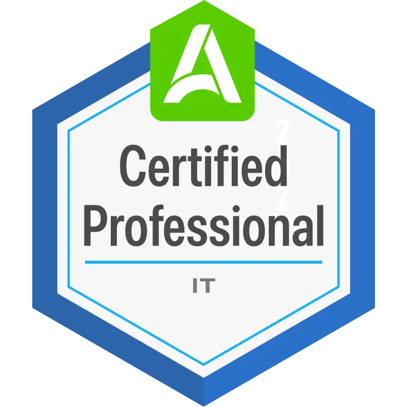 Certified IT Management Professional badge