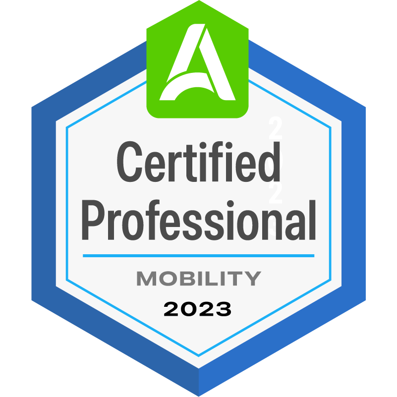 AOTMP University Certified Mobility Professional Badge