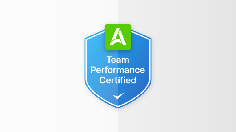 A team performance badge