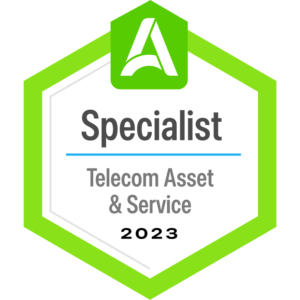Telecom Asset & Service Management Specialist Certification Badge