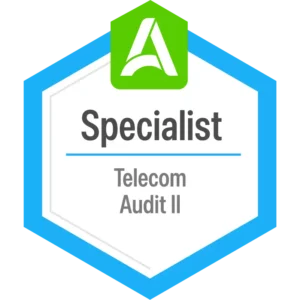 Telecom Audit Specialist II badge