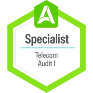 Telecom Audit Specialist I badge