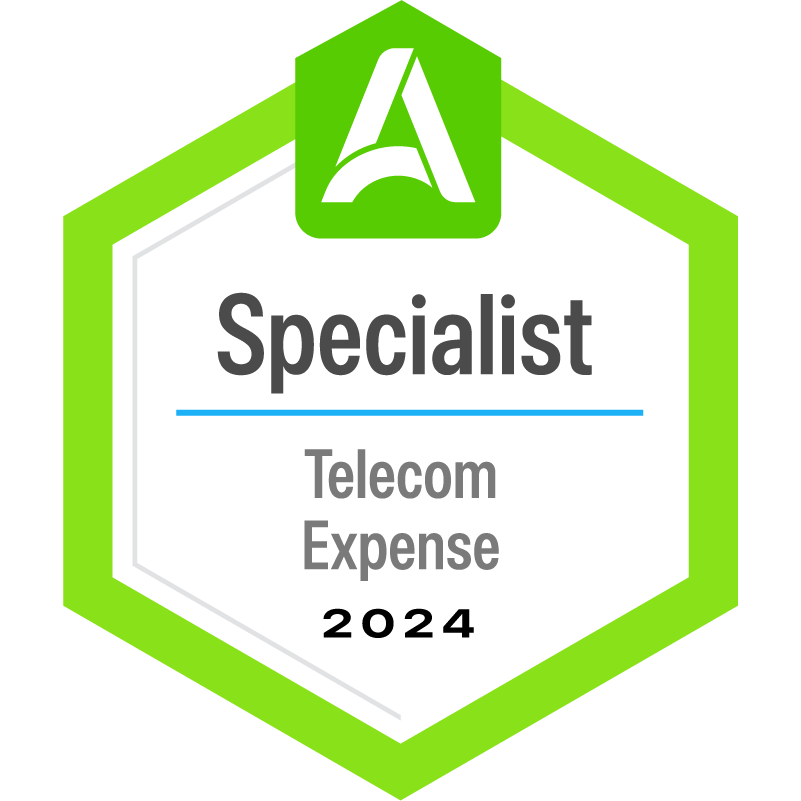 Telecom Expense Certification badge 2024