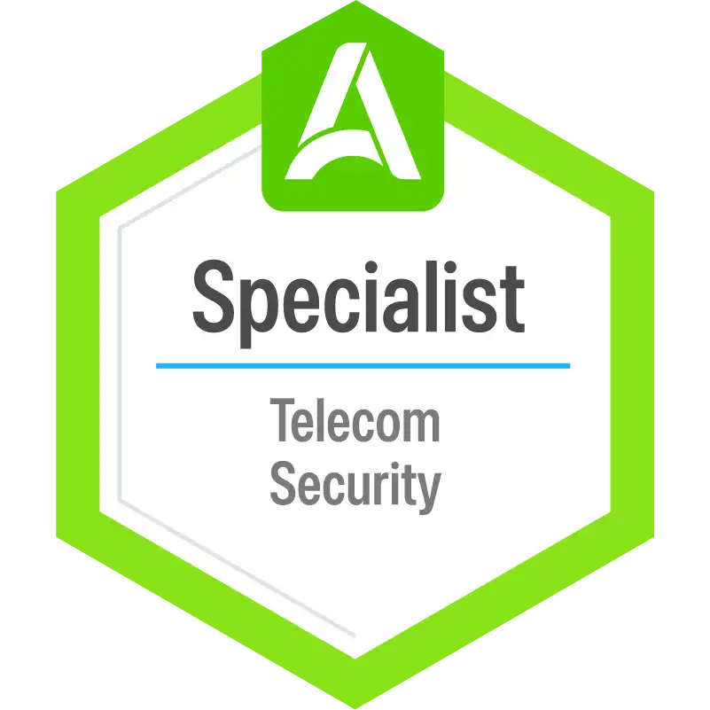 Telecom Security Specialist badge